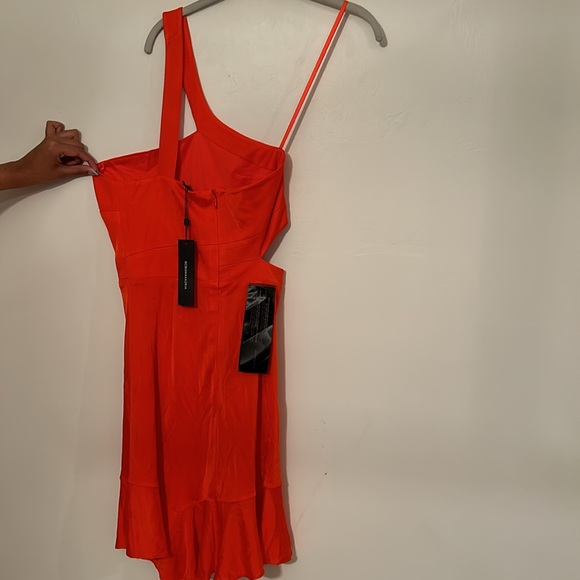 NWT BCBGMAXAZRIA Cut Out Viscose Dress - Picture 4 of 7